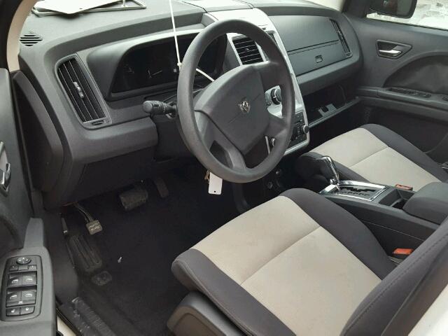 3D4GG47B79T211482 - 2009 DODGE JOURNEY SE WHITE photo 9