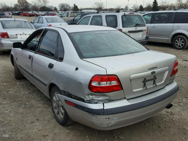 YV1VS29501F701754 - 2001 VOLVO S40 1.9T SILVER photo 3