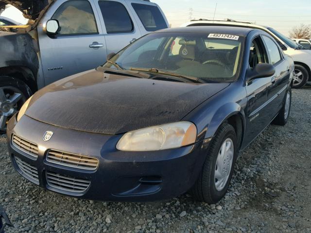 1B3EJ46X31N728867 - 2001 DODGE STRATUS SE BLUE photo 2