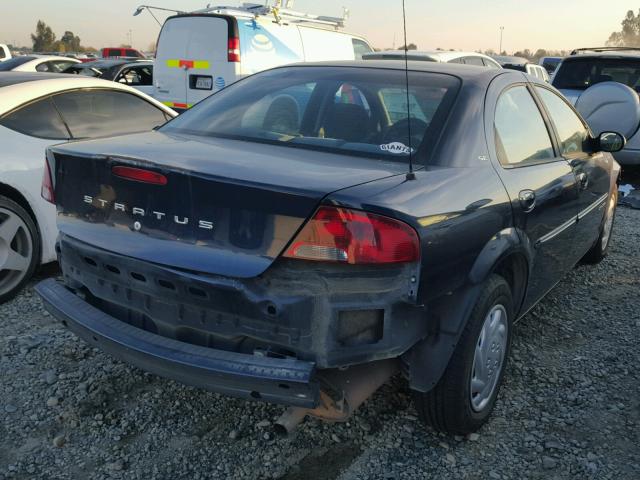 1B3EJ46X31N728867 - 2001 DODGE STRATUS SE BLUE photo 4