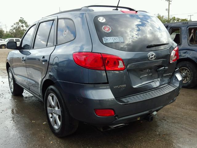 5NMSH13E29H313918 - 2009 HYUNDAI SANTA FE S 蓝色 照片 3