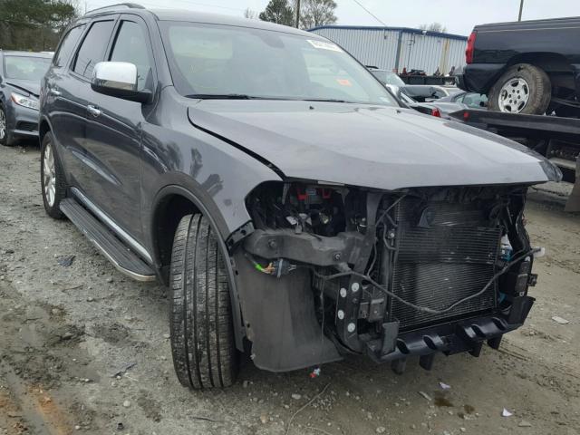 1C4RDHAG9GC407877 - 2016 DODGE DURANGO SX GRAY photo 1