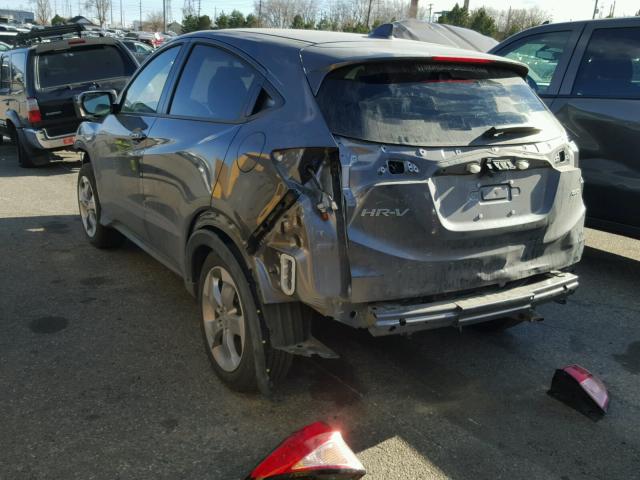 3CZRU6H55HM716085 - 2017 HONDA HR-V EX GRAY photo 3