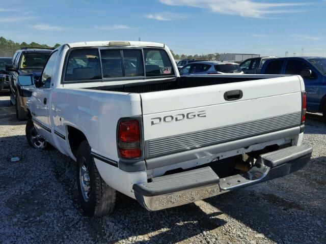 1B7HC16Z7SS278701 - 1995 DODGE RAM 1500 WHITE photo 3