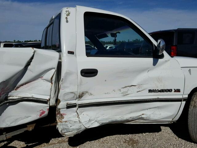 1B7HC16Z7SS278701 - 1995 DODGE RAM 1500 WHITE photo 9