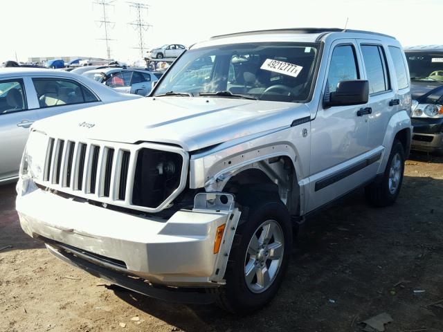 1J4PN2GK3BW555490 - 2011 JEEP LIBERTY SP SILVER photo 2