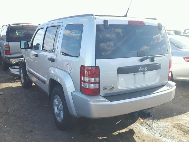 1J4PN2GK3BW555490 - 2011 JEEP LIBERTY SP SILVER photo 3