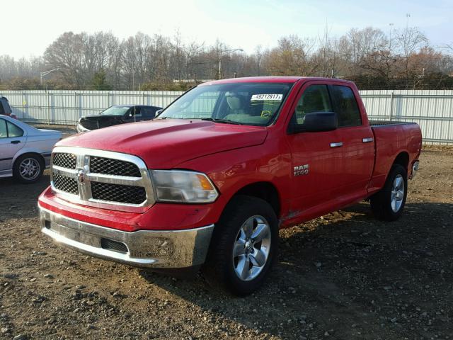 1C6RR7GGXHS807593 - 2017 RAM 1500 SLT RED photo 2