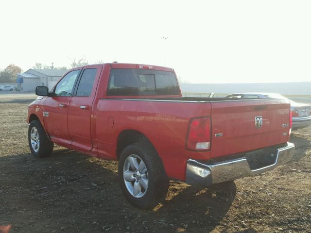 1C6RR7GGXHS807593 - 2017 RAM 1500 SLT RED photo 3