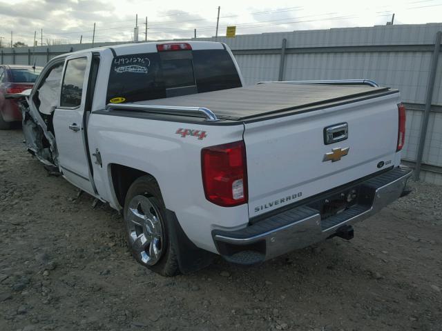 3GCUKSEC5HG434805 - 2017 CHEVROLET SILVERADO WHITE photo 3