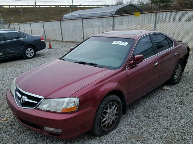 19UUA56613A049750 - 2003 ACURA 3.2TL RED photo 2