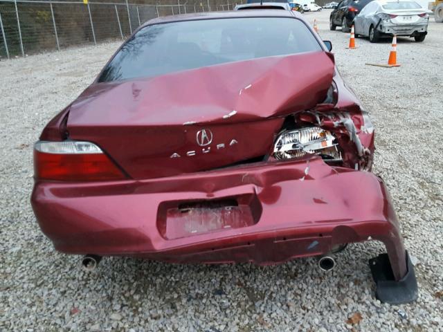 19UUA56613A049750 - 2003 ACURA 3.2TL RED photo 9