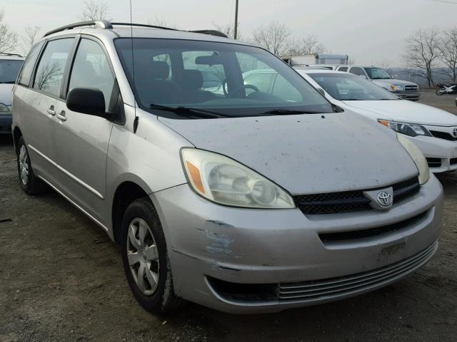 5TDZA23C44S133417 - 2004 TOYOTA SIENNA CE SILVER photo 1