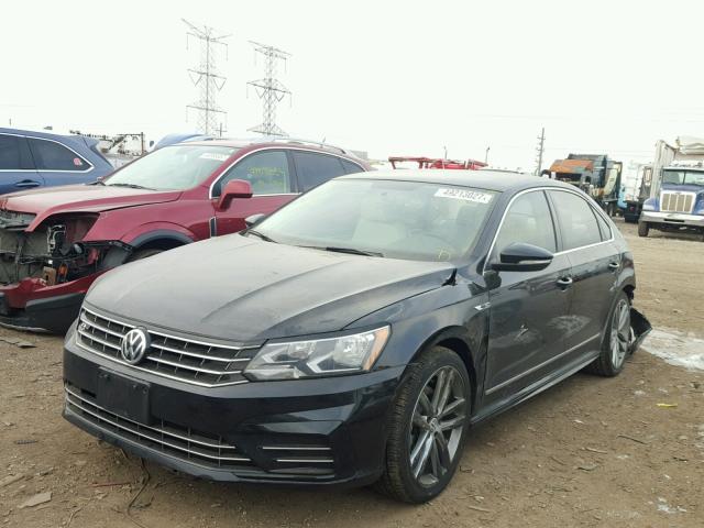 1VWDT7A35HC078761 - 2017 VOLKSWAGEN PASSAT R-L BLACK photo 2