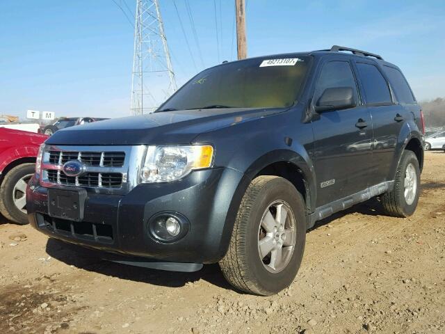 1FMCU03188KE77762 - 2008 FORD ESCAPE XLT GRAY photo 2