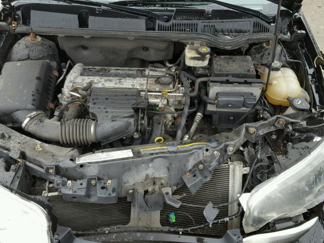 1G8AV12F24Z227263 - 2004 SATURN ION LEVEL BLACK photo 7
