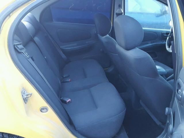 1B3ES56CX3D250116 - 2003 DODGE NEON SXT YELLOW photo 6