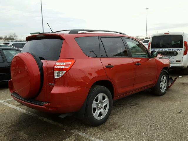 2T3BF4DV0CW267384 - 2012 TOYOTA RAV4 RED photo 4