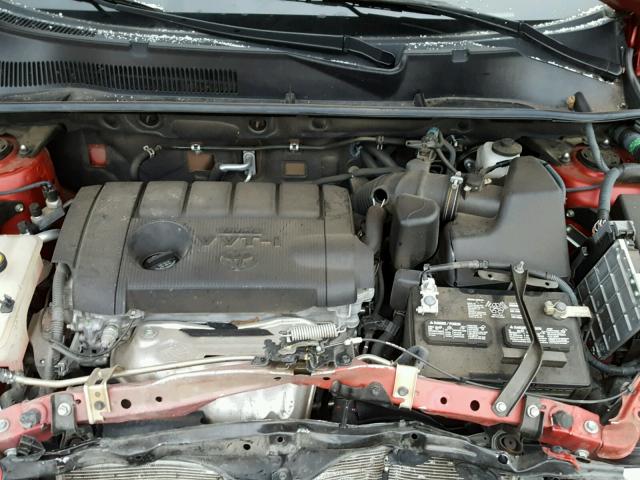 2T3BF4DV0CW267384 - 2012 TOYOTA RAV4 RED photo 7