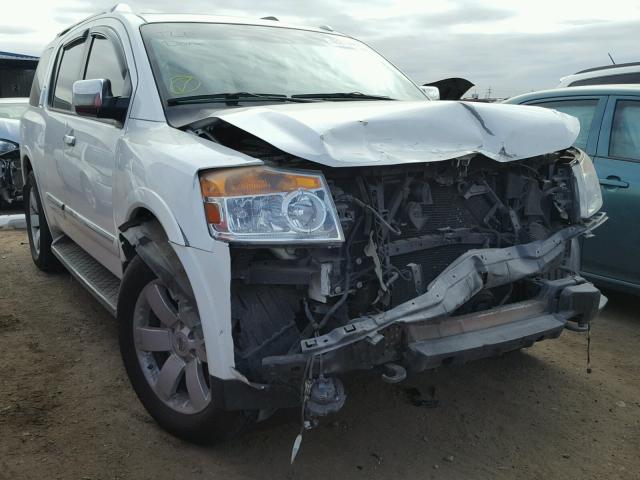 5N1BA0NE5AN618277 - 2010 NISSAN ARMADA PLA WHITE photo 1