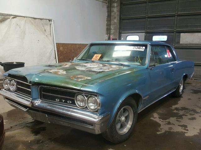 824M25209 - 1964 PONTIAC GTO BLUE photo 2