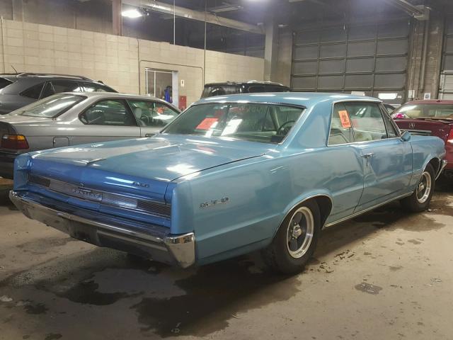 824M25209 - 1964 PONTIAC GTO BLUE photo 4