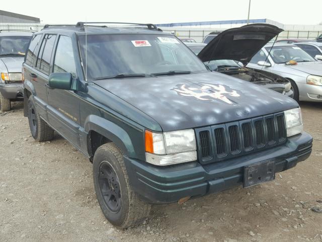 1J4GZ78S1TC403355 - 1996 JEEP GRAND CHER GREEN photo 1