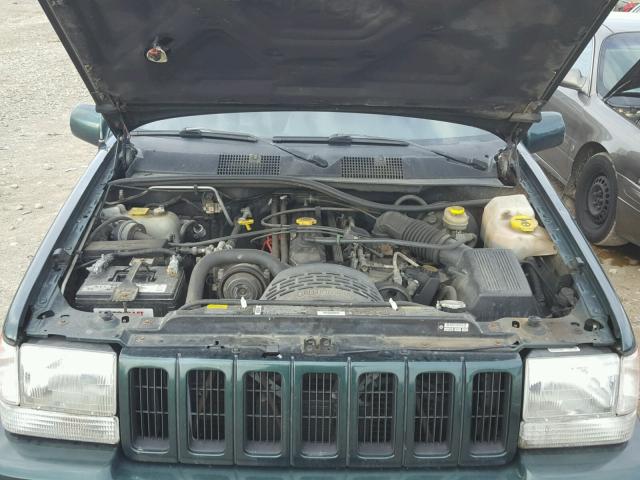 1J4GZ78S1TC403355 - 1996 JEEP GRAND CHER GREEN photo 7