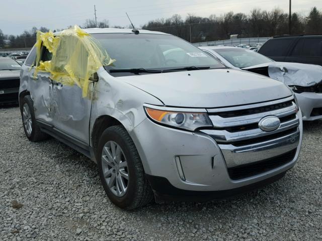 2FMDK3J94CBA00172 - 2012 FORD EDGE SEL GRAY photo 1