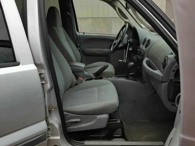 1J4GL48K77W563194 - 2007 JEEP LIBERTY SP SILVER photo 5