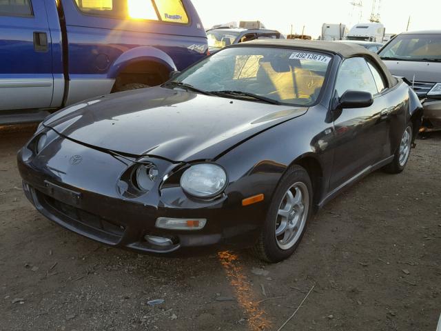 JT5FG02T6V0042687 - 1997 TOYOTA CELICA GT BLACK photo 2