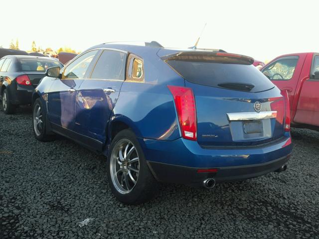 3GYFNDEY4AS504167 - 2010 CADILLAC SRX LUXURY BLUE photo 3