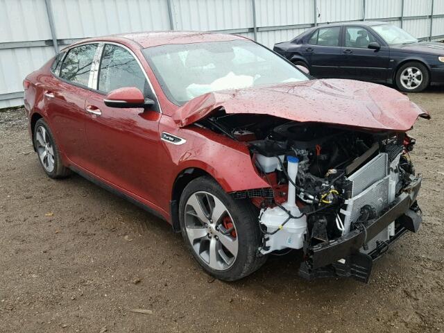 5XXGW4L2XHG144232 - 2017 KIA OPTIMA SX RED photo 1