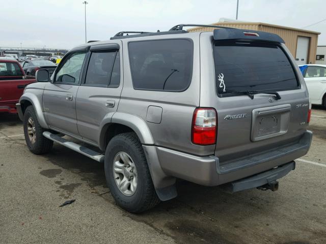 JT3HN86R620387816 - 2002 TOYOTA 4RUNNER SR SILVER photo 3