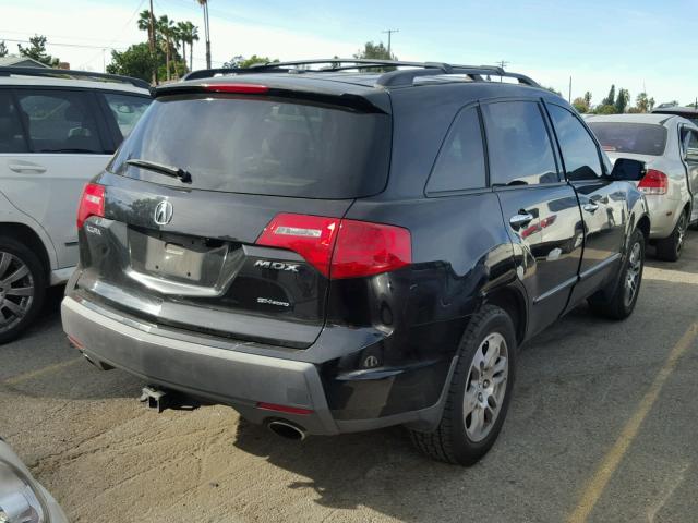 2HNYD28678H541561 - 2008 ACURA MDX TECHNO BLACK photo 4