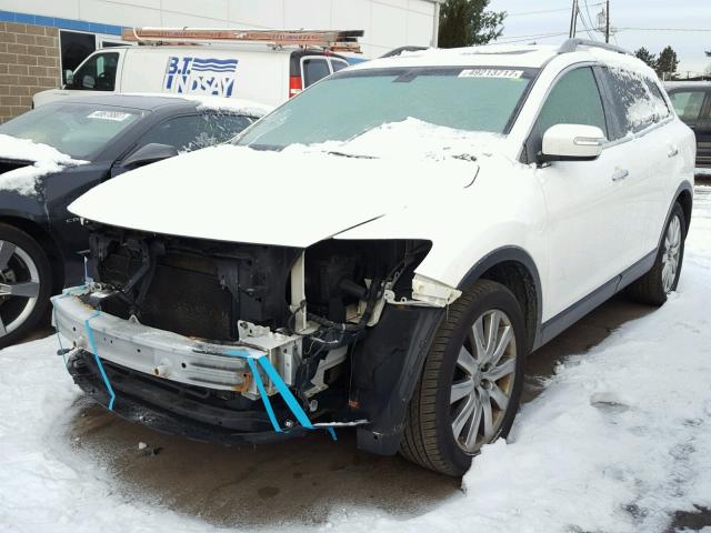 JM3TB38V580131338 - 2008 MAZDA CX-9 WHITE photo 2