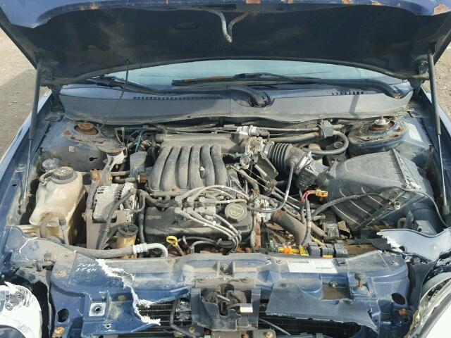 1FAFP53U51A120766 - 2001 FORD TAURUS SE BLUE photo 7