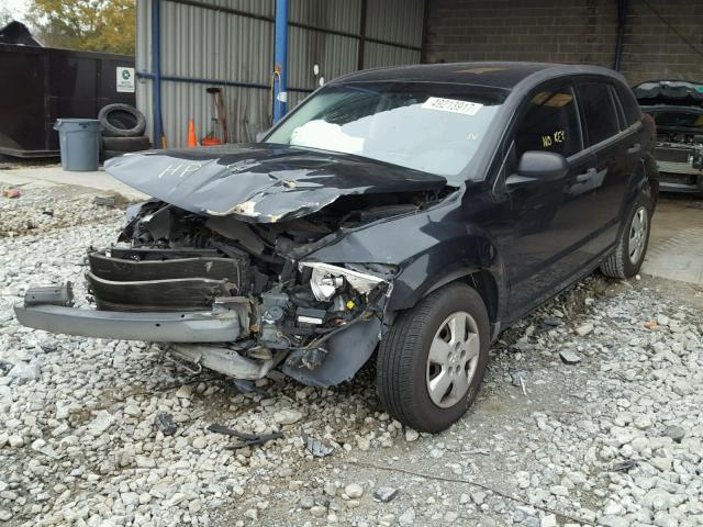 1B3HB28C78D535534 - 2008 DODGE CALIBER BLACK photo 2