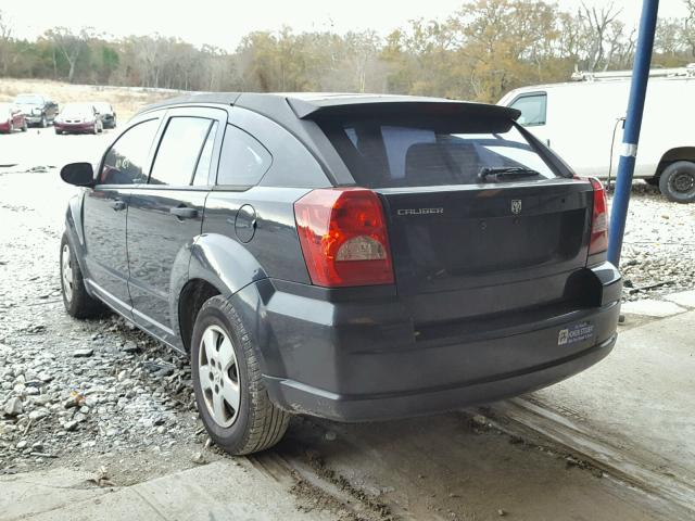 1B3HB28C78D535534 - 2008 DODGE CALIBER BLACK photo 3