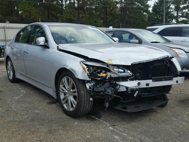 KMHGC4DD0EU265510 - 2014 HYUNDAI GENESIS 3. SILVER photo 1