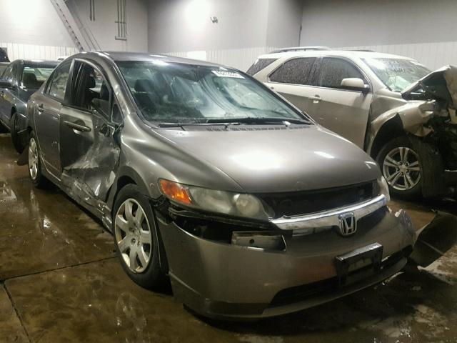 1HGFA16547L019063 - 2007 HONDA CIVIC LX GRAY photo 1