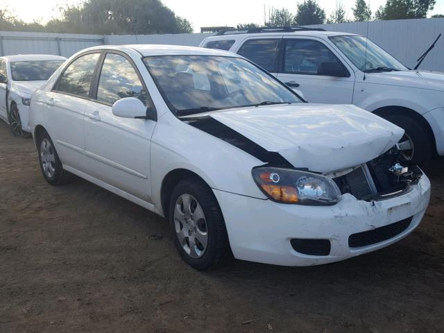 KNAFE221095657763 - 2009 KIA SPECTRA EX WHITE photo 1