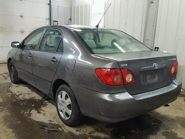 2T1BR32E27C781998 - 2007 TOYOTA COROLLA CE GRAY photo 3