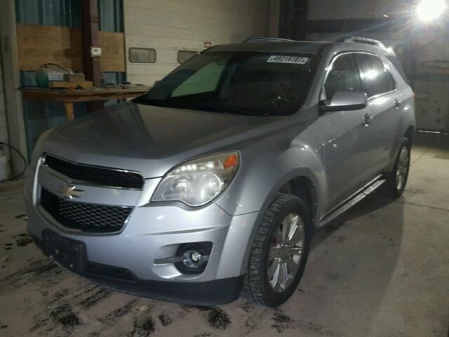 2CNFLNEY1A6290489 - 2010 CHEVROLET EQUINOX LT SILVER photo 2