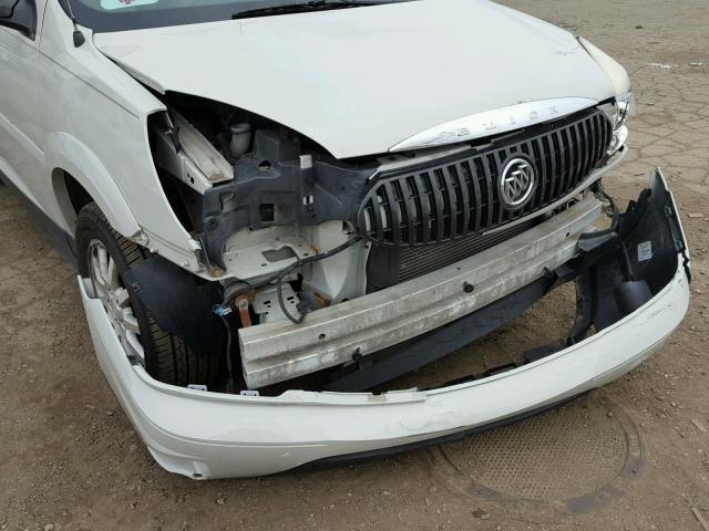 3G5DA03L46S534258 - 2006 BUICK RENDEZVOUS WHITE photo 9