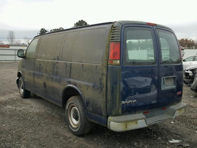 1GTFG25M111171073 - 2001 GMC SAVANA G25 BLUE photo 3