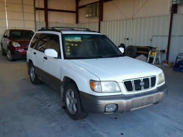 JF1SF65552G719002 - 2002 SUBARU FORESTER S WHITE photo 1