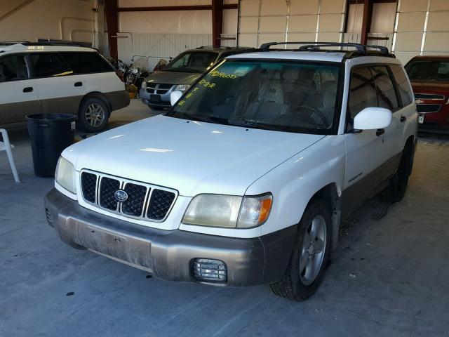 JF1SF65552G719002 - 2002 SUBARU FORESTER S WHITE photo 2