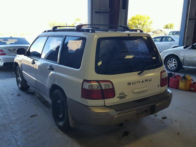 JF1SF65552G719002 - 2002 SUBARU FORESTER S WHITE photo 3