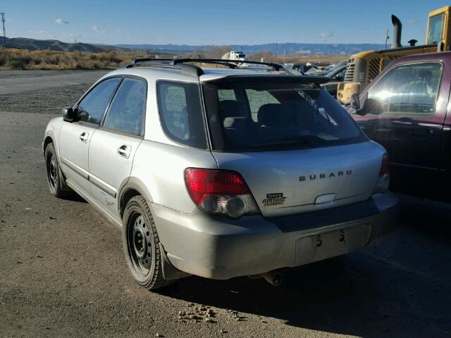 JF1GG68545H813336 - 2005 SUBARU IMPREZA OU SILVER photo 3